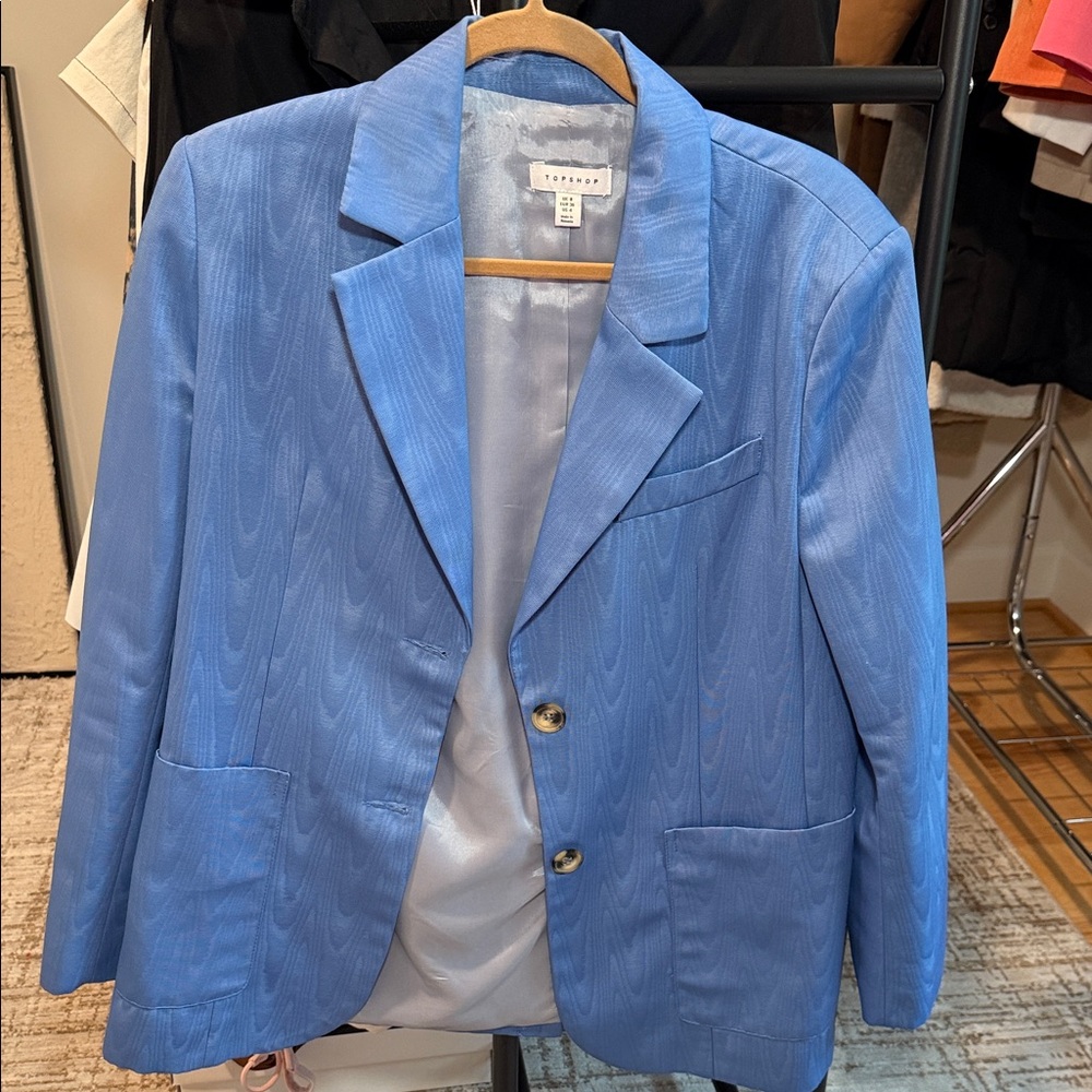 Topshop Blue Blazer